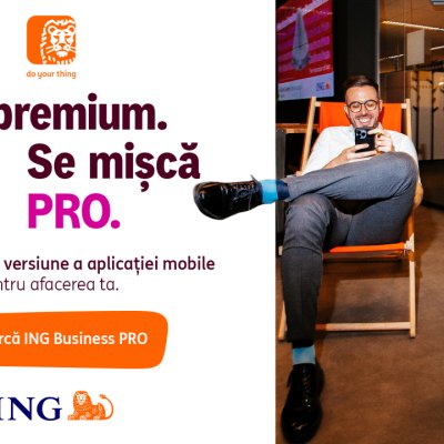 ING Bank România relansează ING Business PRO, o versiune îmbunătățită a aplicației mobile pentru antreprenori