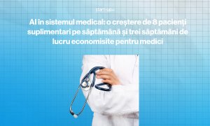 AI în sistemul medical: o creștere de 8 pacienți suplimentari pe săptămână și trei săptămâni de lucru economisite pentru medici