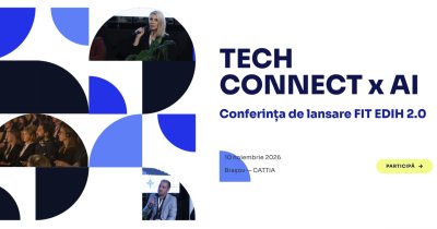 TECH CONNECT x AI, 10 noiembrie la Brașov. Cum pot folosi IMM-urile inteligența artificială