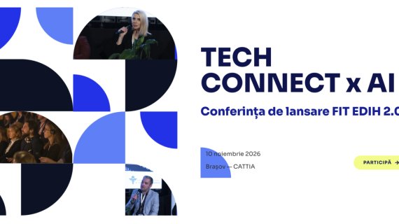 TECH CONNECT x AI, 10 noiembrie la Brașov. Cum pot folosi IMM-urile inteligența artificială