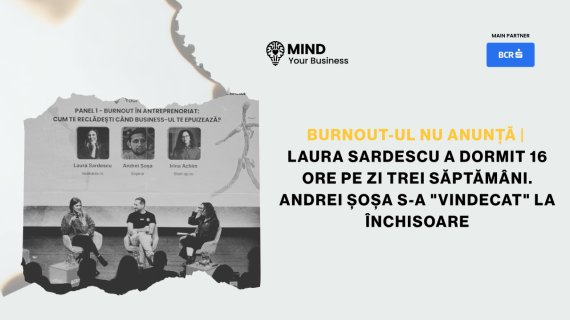 Burnout-ul nu anunță | Laura Sardescu a dormit 16 ore pe zi trei săptămâni. Andrei Șoșa s-a "vindecat" la închisoare