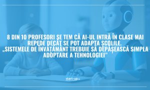 8 din 10 profesori se tem că AI-ul intră în clase mai repede decât se pot adapta școlile