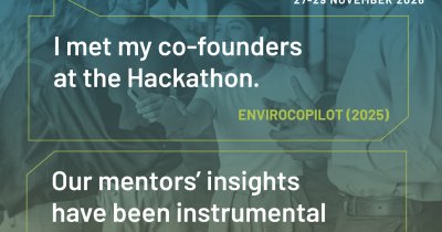 CASSINI Hackathon, competiția pentru soluții bazate pe tehnologii spațiale, vine la București: înscrieri până pe 20 noiembrie