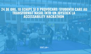 24 de ore, 10 echipe și o provocare: studenții care au transformat nasul într-un joystick la AccessABILITY Hackathon