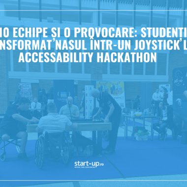 24 de ore, 10 echipe și o provocare: studenții care au transformat nasul într-un joystick la AccessABILITY Hackathon