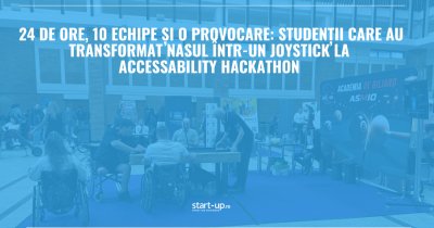 24 de ore, 10 echipe și o provocare: studenții care au transformat nasul într-un joystick la AccessABILITY Hackathon