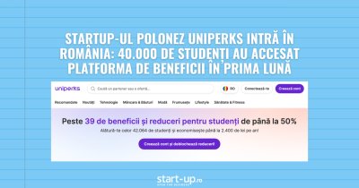 Startup-ul polonez Uniperks intră în România: 40.000 de studenți au accesat platforma de beneficii în prima lună