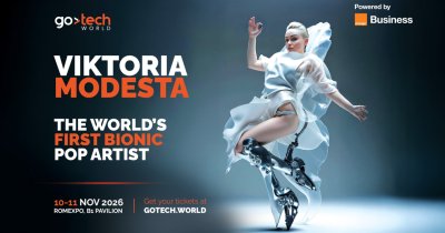 Viktoria Modesta, prima artistă pop bionică din lume, pe Main Stage la ediția aniversară GoTech World 2026