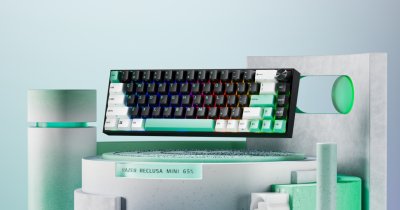 Razer lansează Reclusa Mini 65%, tastatură cu switch-uri magnetice